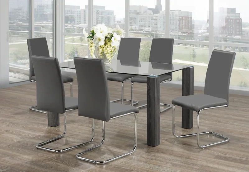 Dining Set Glass-096