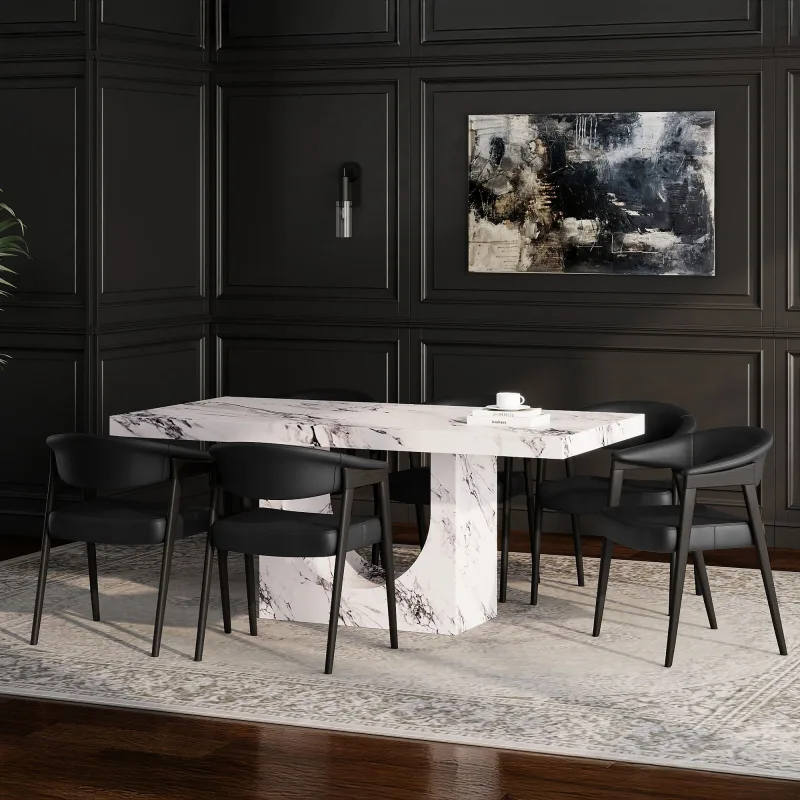Dining Set Marble-008