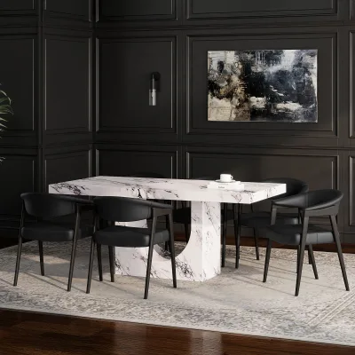 Dining Set Marble-008