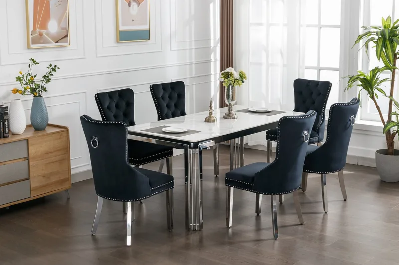 Dining Set Marble-039
