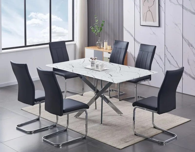 Dining Set Marble-043