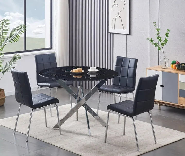 Dining Set Marble-046
