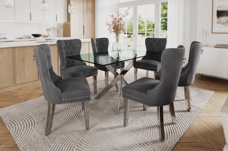 Dining Set Glass-128