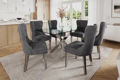 Dining Set Glass-128