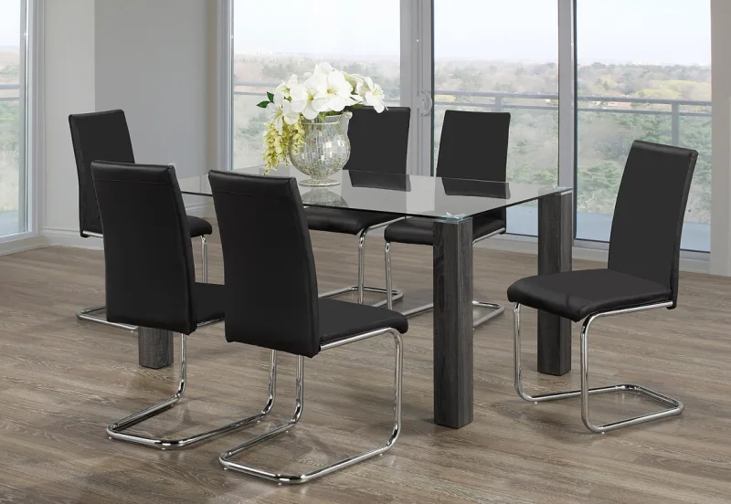 Dining Set Glass-095