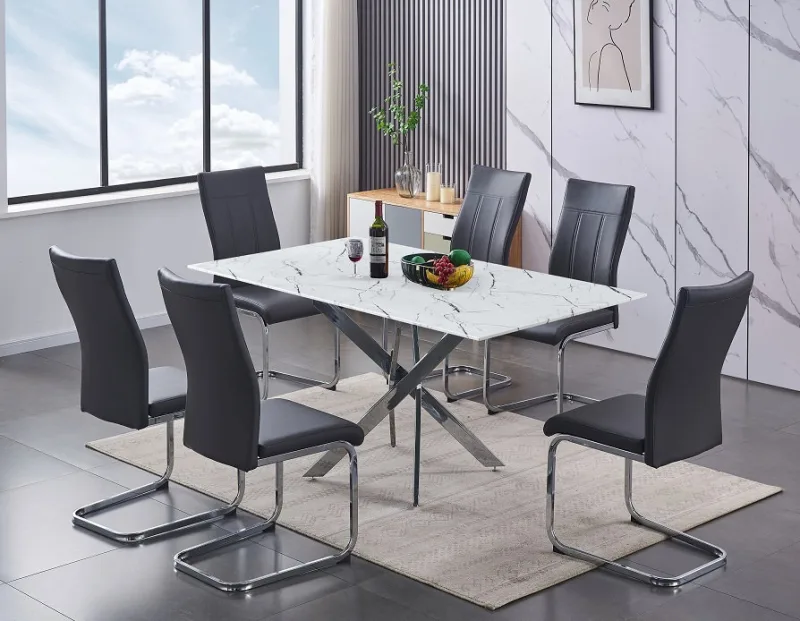 Dining Set Marble-045