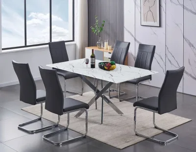 Dining Set Marble-045