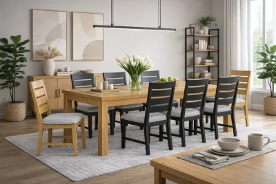 Dining Set Wooden-016
