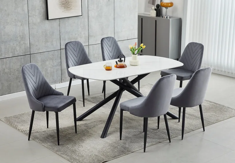 Dining Set Marble-053