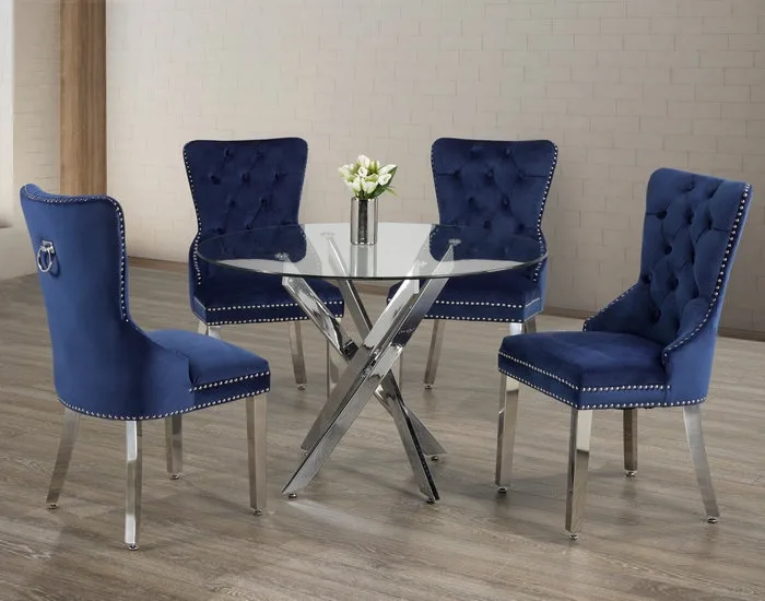 Dining Set Glass-066