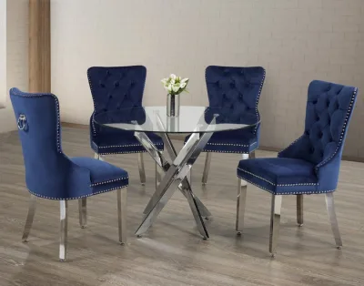 Dining Set Glass-066