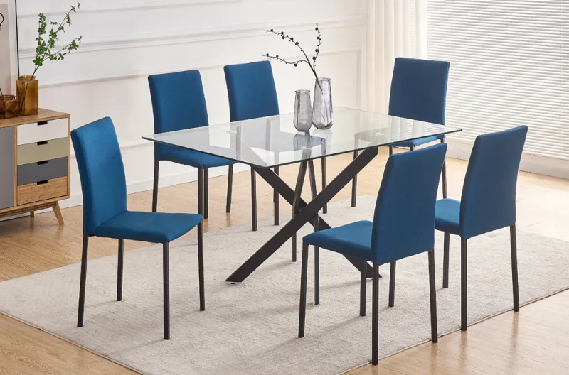 Dining Set Glass-136