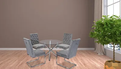 Dining Set Glass-027