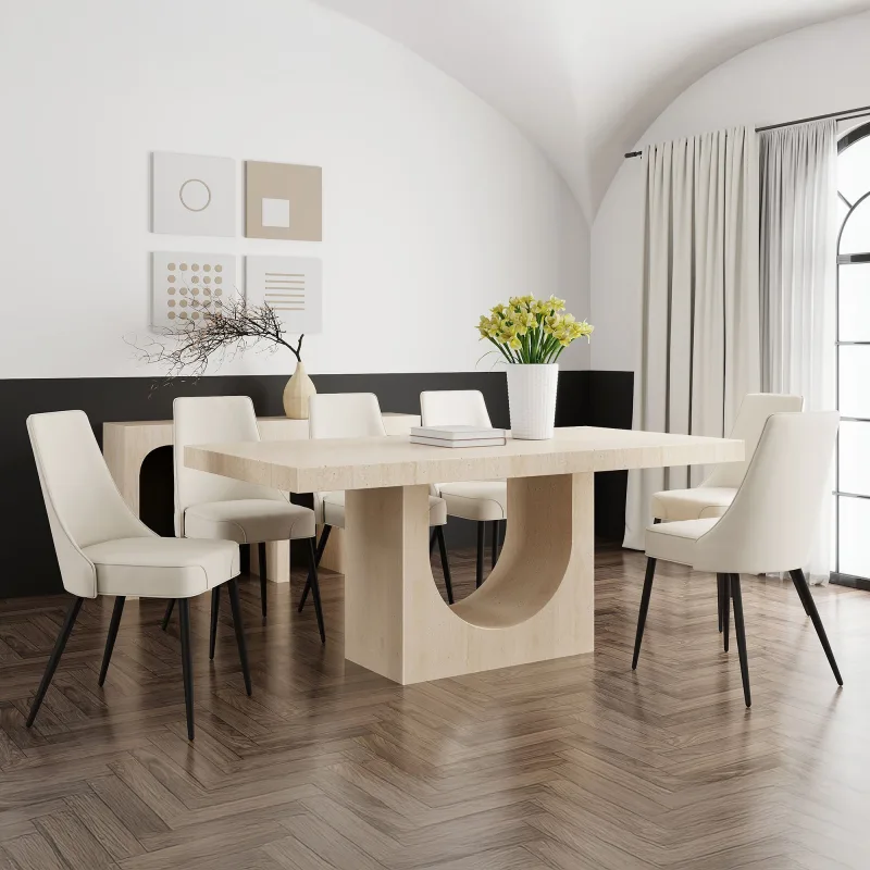 Dining Set Marble-009