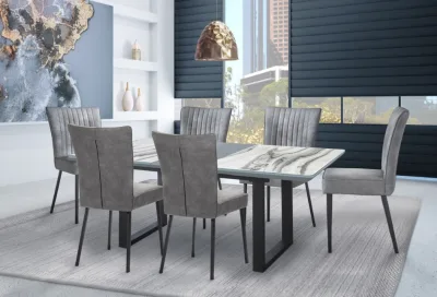 Dining Set Marble-128