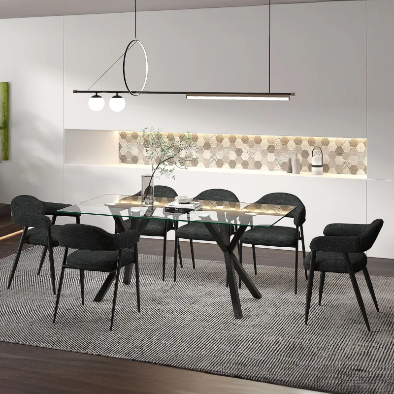 Dining Set Glass-044