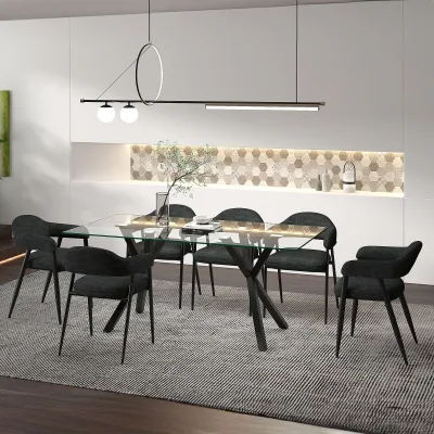 Dining Set Glass-044