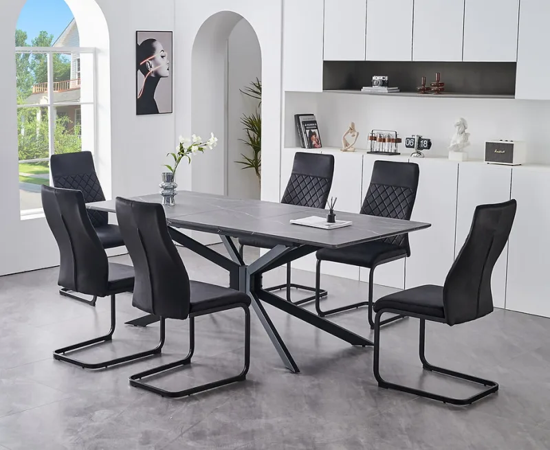 Dining Set Marble-062