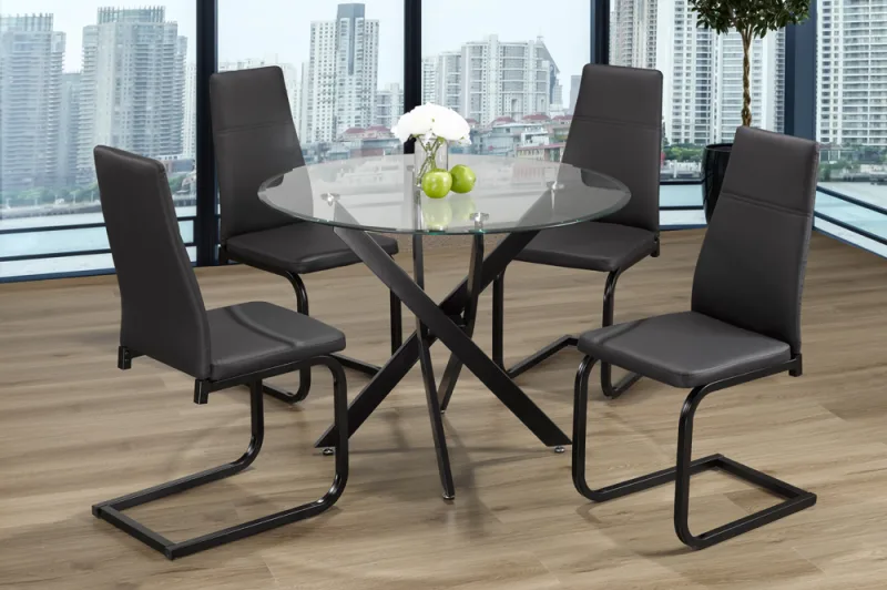 Dining Set Glass-120