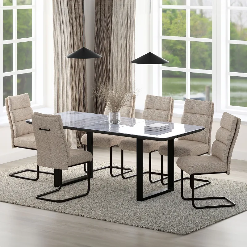 Dining Set Marble-014