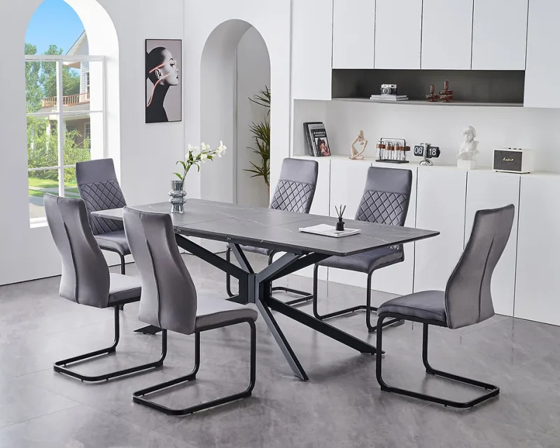 Dining Set Marble-063
