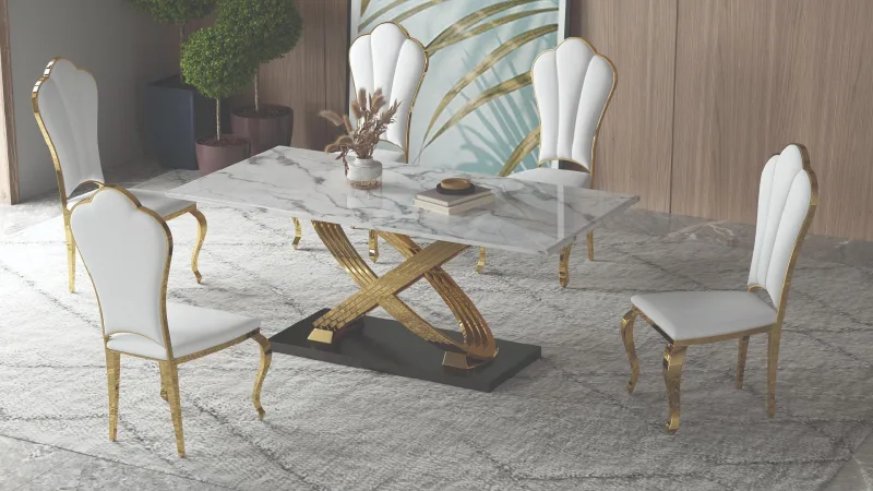 Dining Set Marble-005