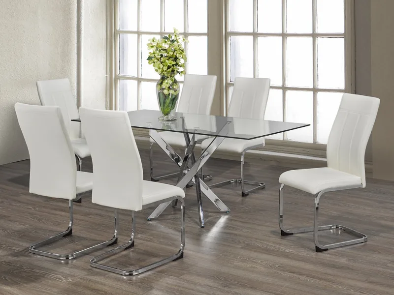 Dining Set Glass-091