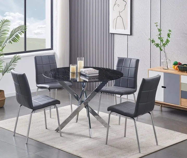 Dining Set Marble-048