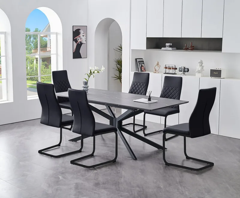 Dining Set Marble-064