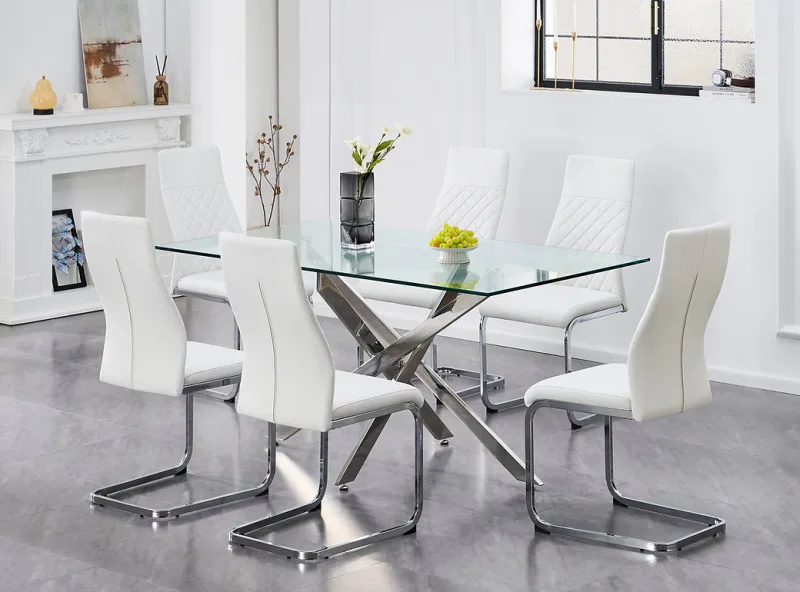 Dining Set Glass-084
