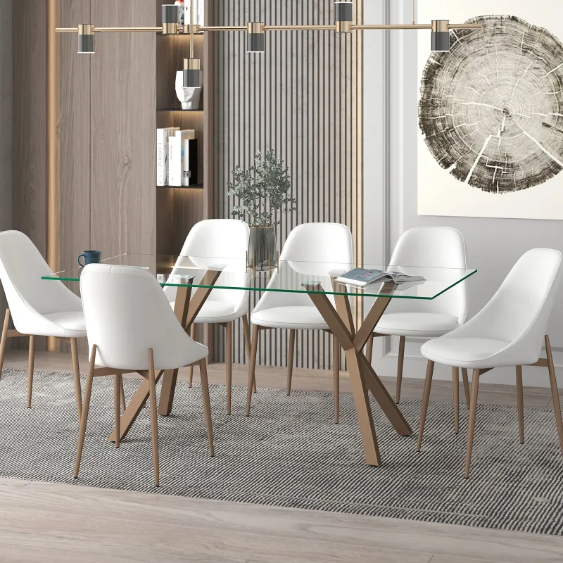 Dining Set Glass-045