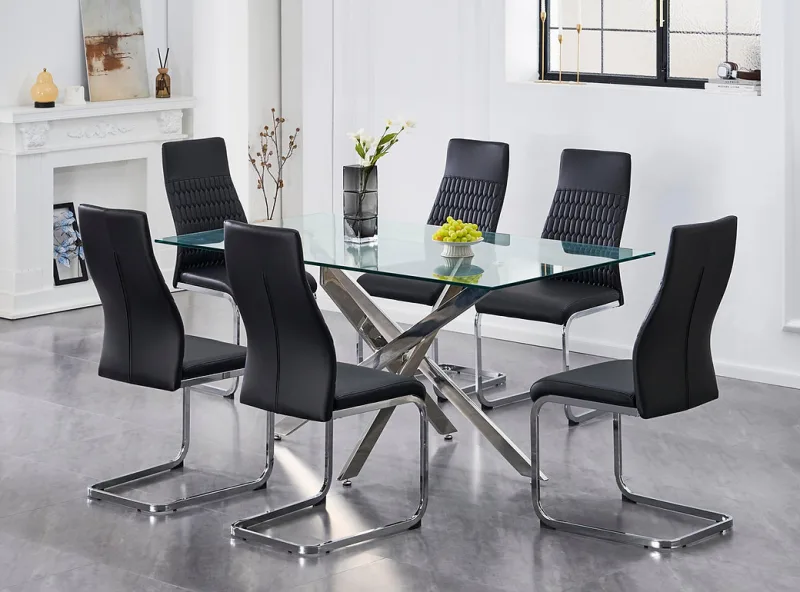 Dining Set Glass-087
