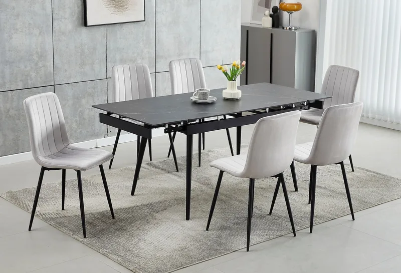 Dining Set Marble-049