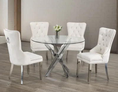 Dining Set Glass-067
