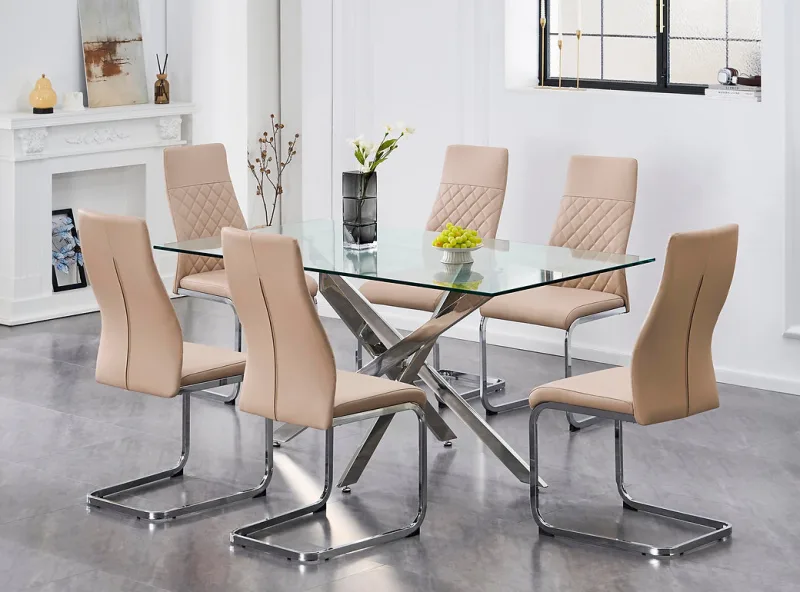 Dining Set Glass-086