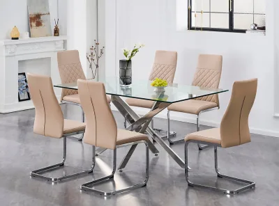 Dining Set Glass-086