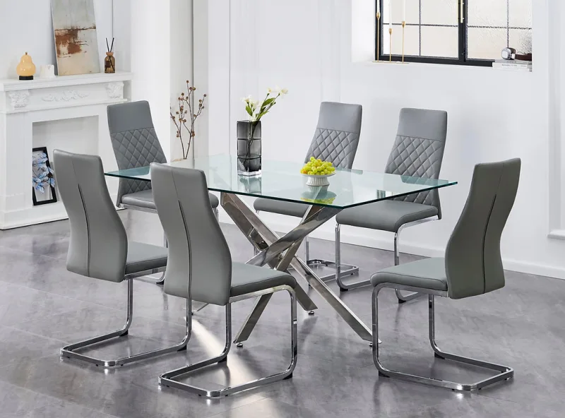 Dining Set Glass-085