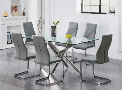 Dining Set Glass-085