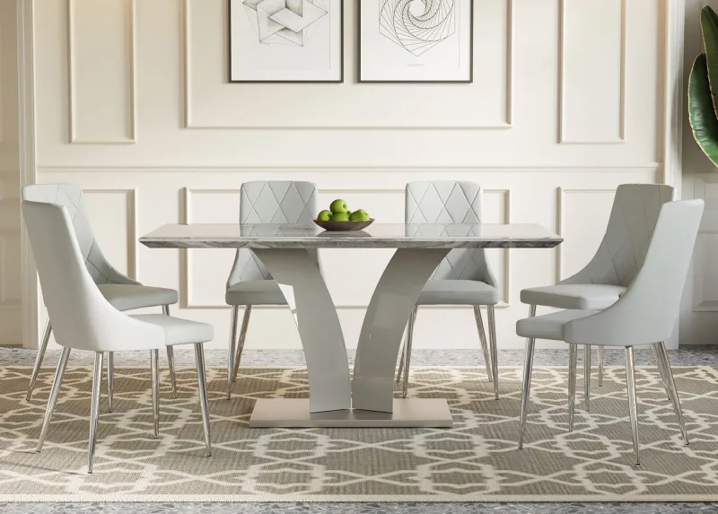 Dining Set Marble-023