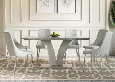 Dining Set Marble-023