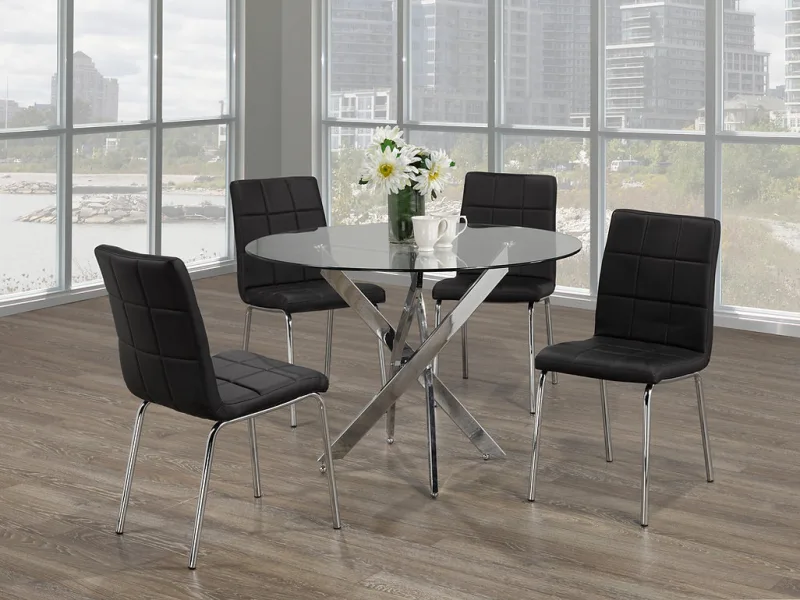 Dining Set Glass-068