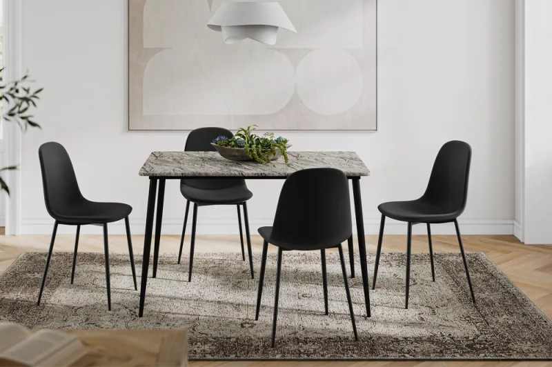 Dining Set Marble-086
