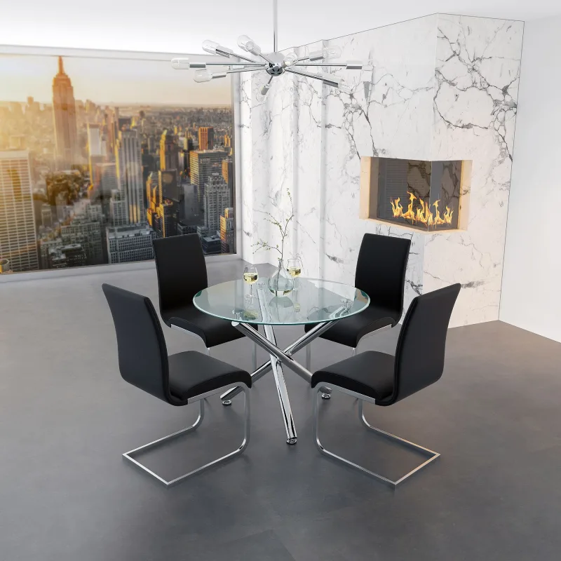 Dining Set Glass-042