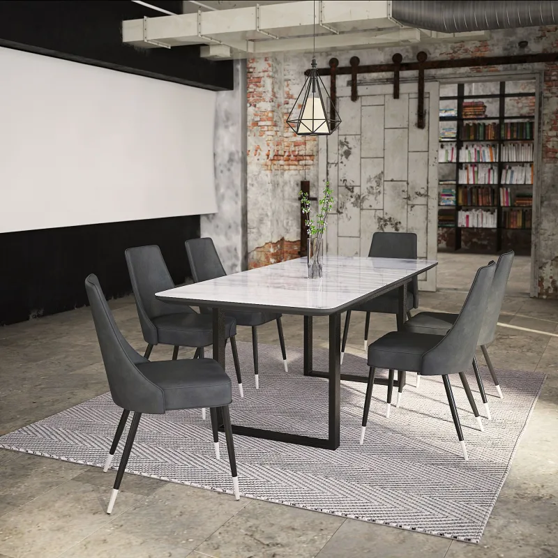 Dining Set Marble-017