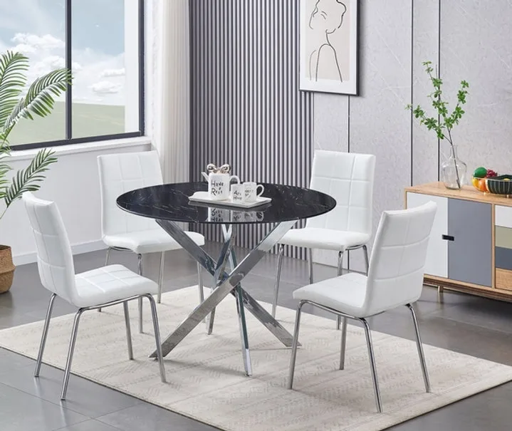 Dining Set Marble-047