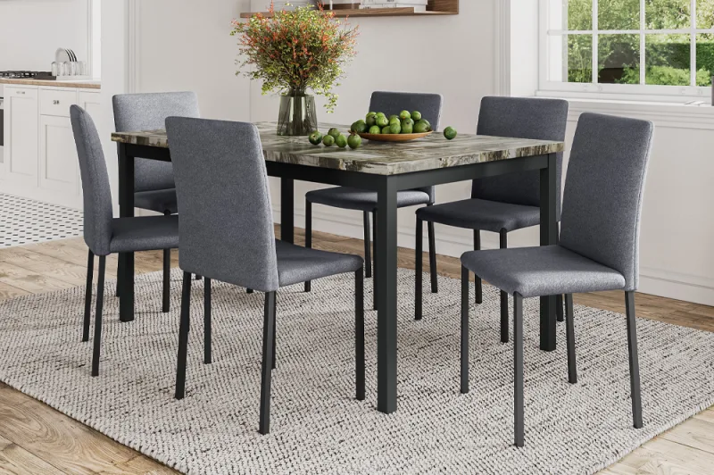 Dining Set Marble-082