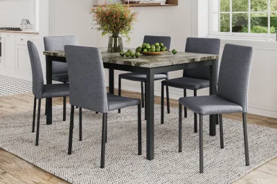 Dining Set Marble-082