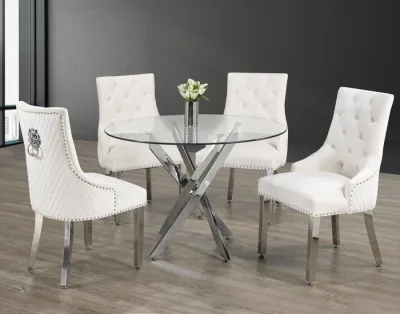 Dining Set Glass-063