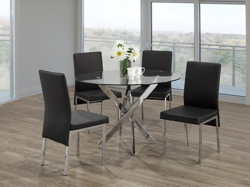 Dining Set Glass-073