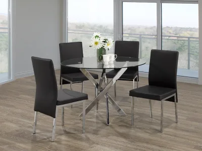 Dining Set Glass-073